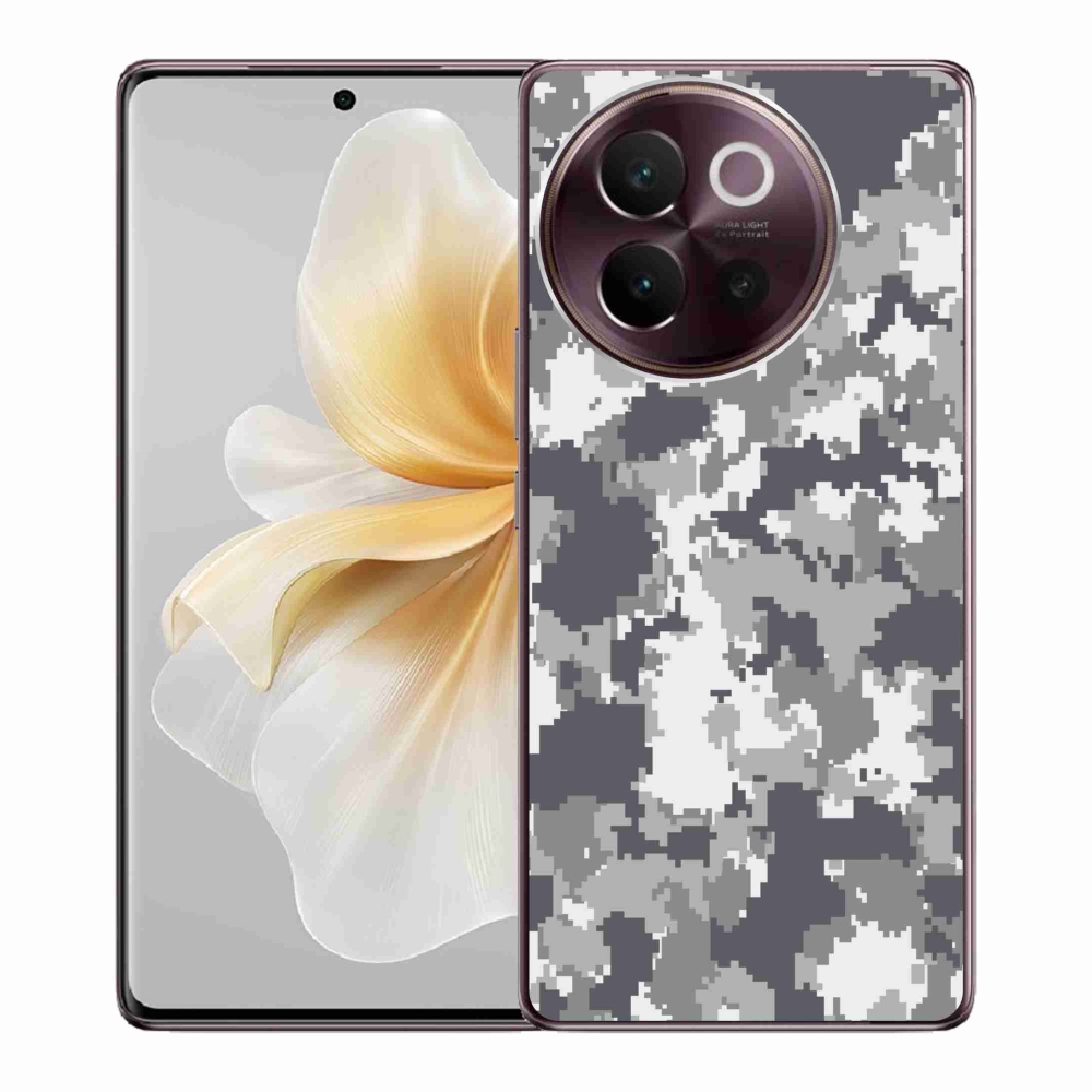 Gélový kryt mmCase na Vivo V40 Lite 5G - maskáčový vzor 2