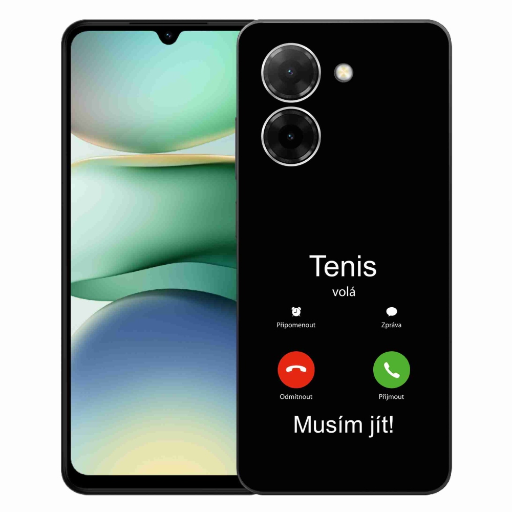 Gélový kryt mmCase na Xiaomi Redmi A5 - tenis volá čierne pozadie