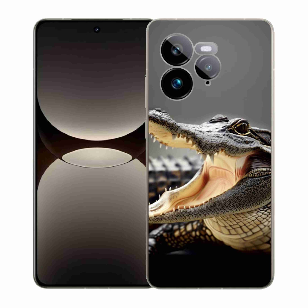 Gélový kryt mmCase na Realme GT 7 Pro 5G - krokodíl
