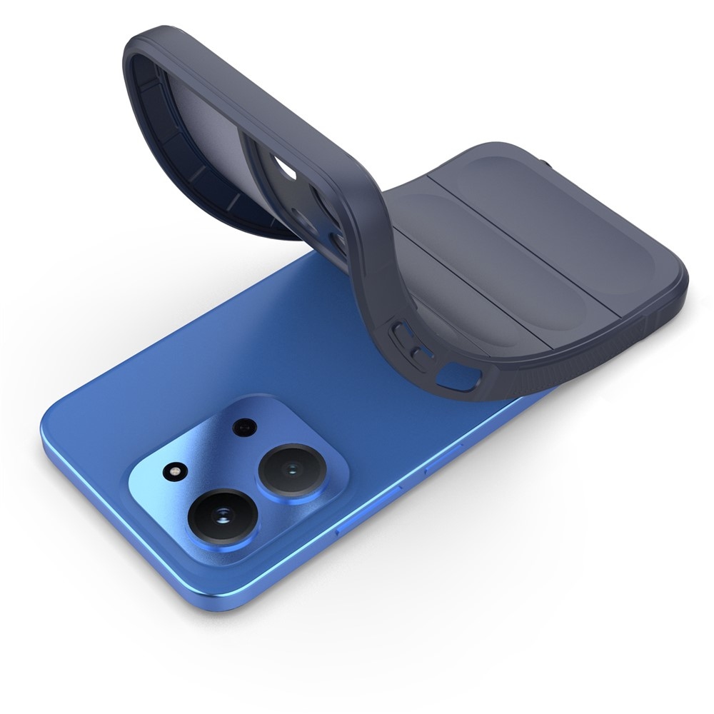 Rugg odolný gélový obal na Xiaomi Redmi 15C 4G (171mm)/Poco C85 4G (171mm) - tmavomodrý