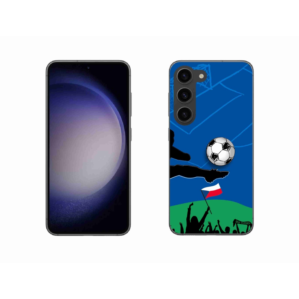 Gélový kryt mmCase na Samsung Galaxy S23 5G - fanúšikovia futbalu