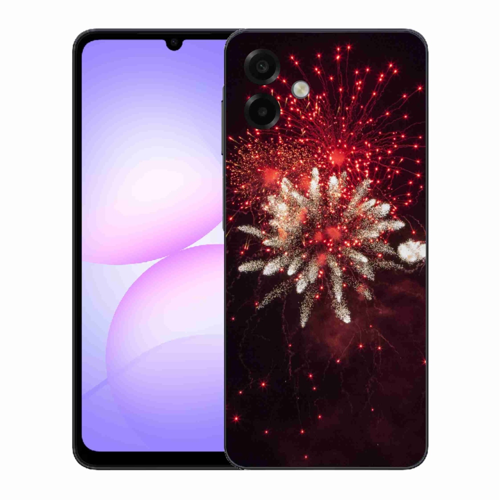Gélový kryt mmCase na Samsung Galaxy A07 4G - ohňostroj
