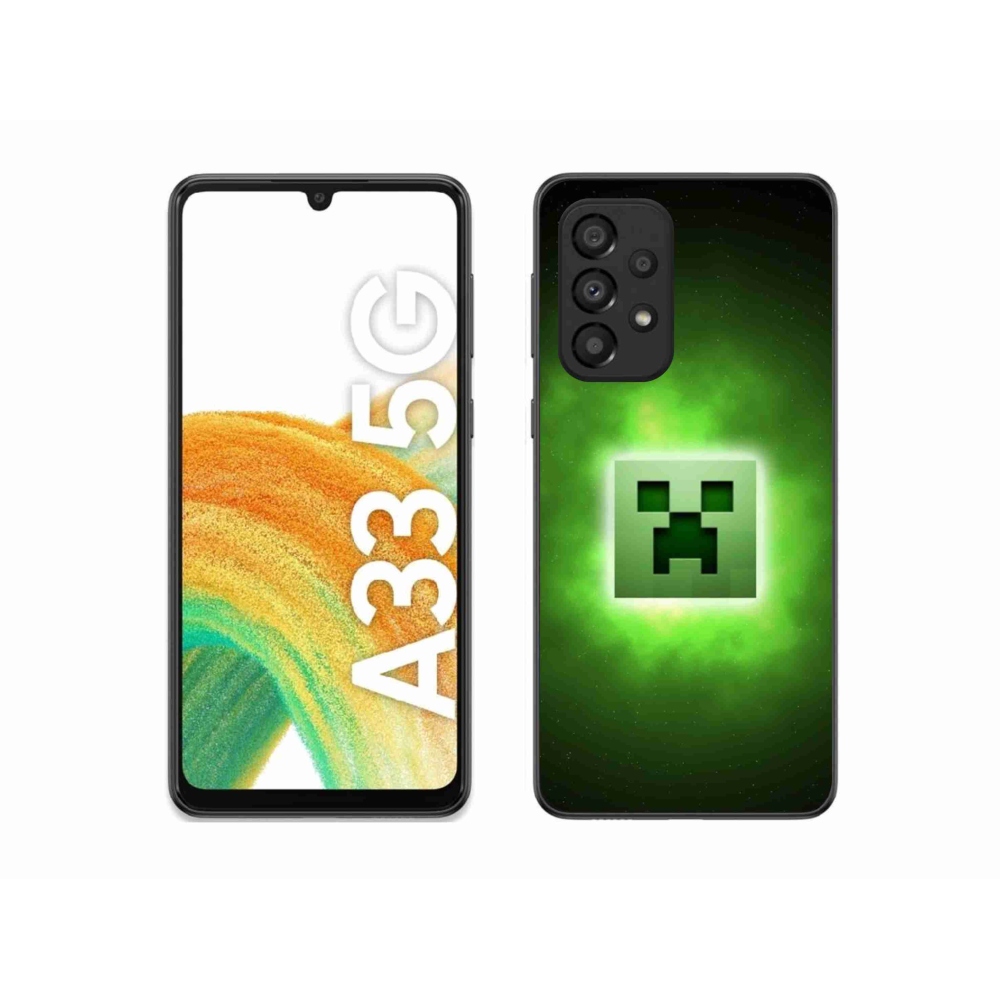 Gélový kryt mmCase na Samsung Galaxy A33 5G - minecraft