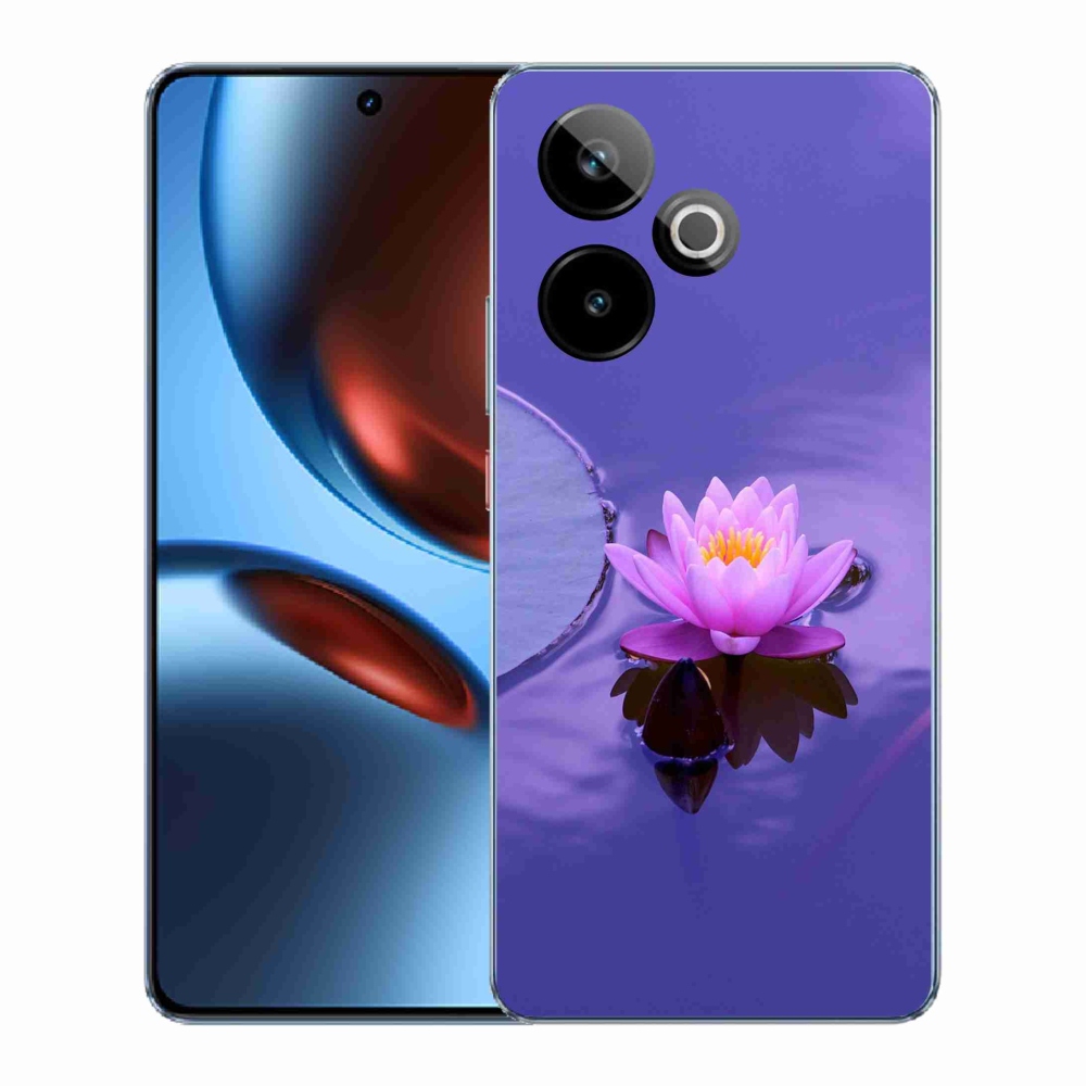 Gélový kryt mmCase na Realme GT 7 5G/GT 7T 5G - kvet na hladine