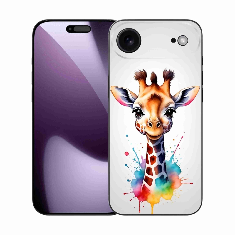 Gélový kryt mmCase na iPhone 17 Air - žirafa 1