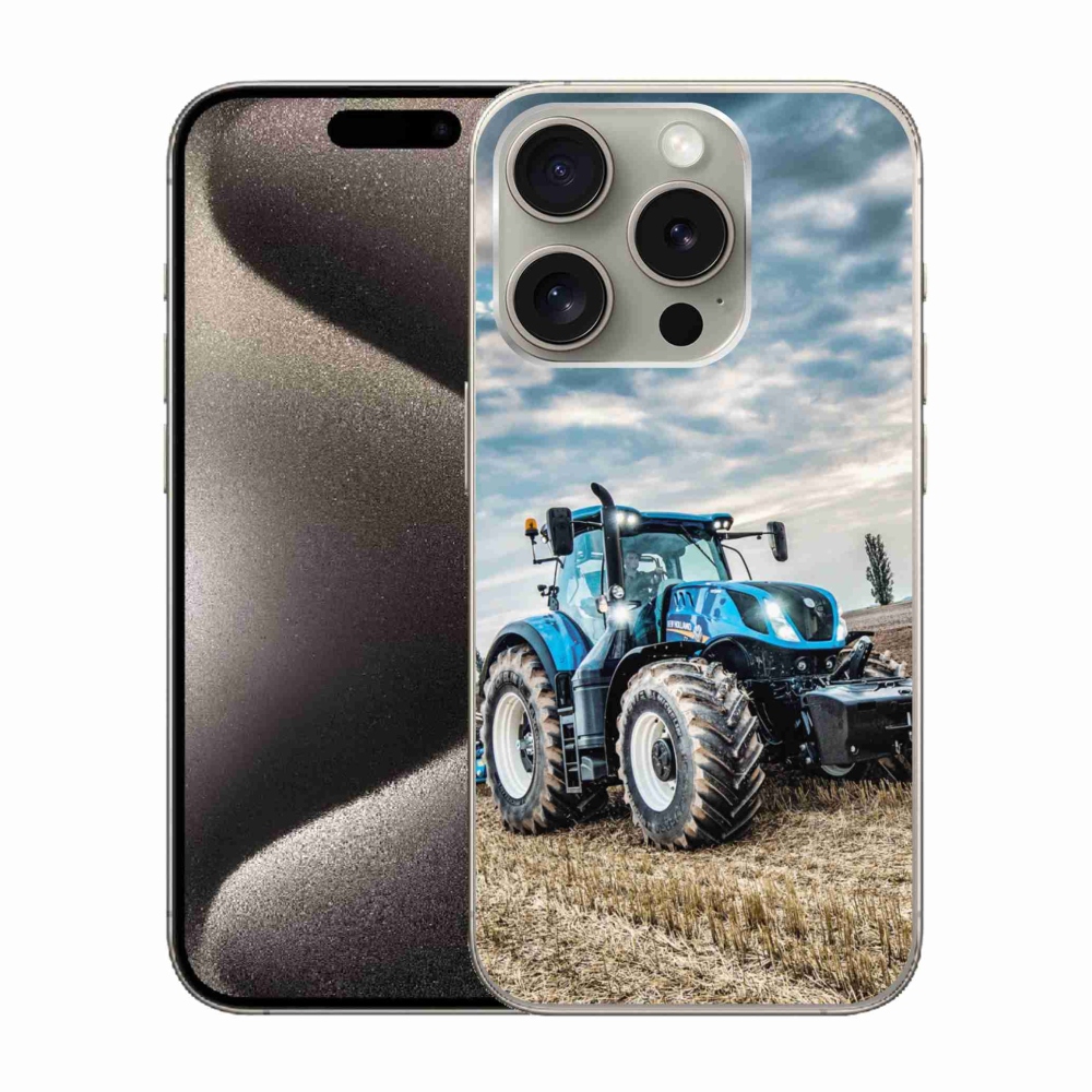 Gélový kryt mmCase na iPhone 15 Pro - traktor 2