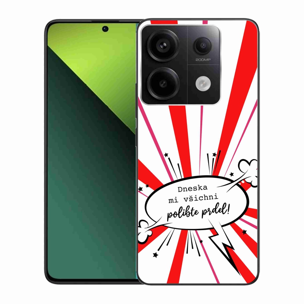 Gélový kryt mmCase na Xiaomi Redmi Note 13 Pro 5G/Poco X6 5G - vtipný text 15 biele pozadie