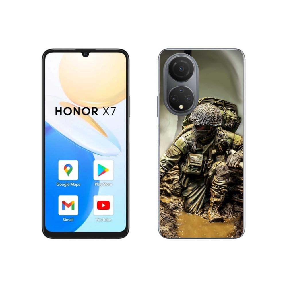 Gélový kryt mmCase na Honor X7 - vojak