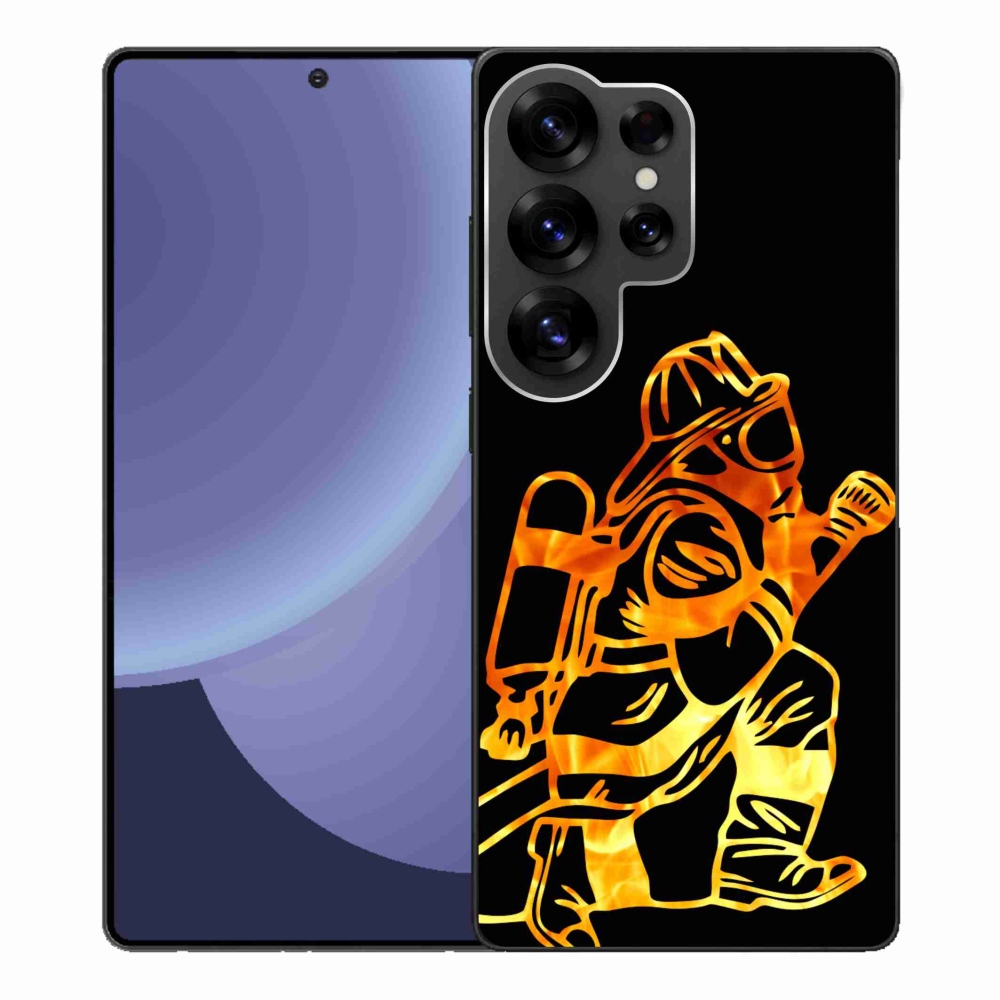 Gélový kryt mmCase na Samsung Galaxy S25 Ultra - hasič 1