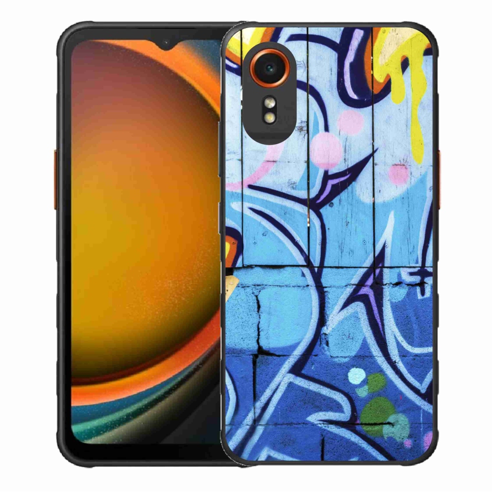 Gélový kryt mmCase na Samsung Galaxy Xcover 7 - graffiti