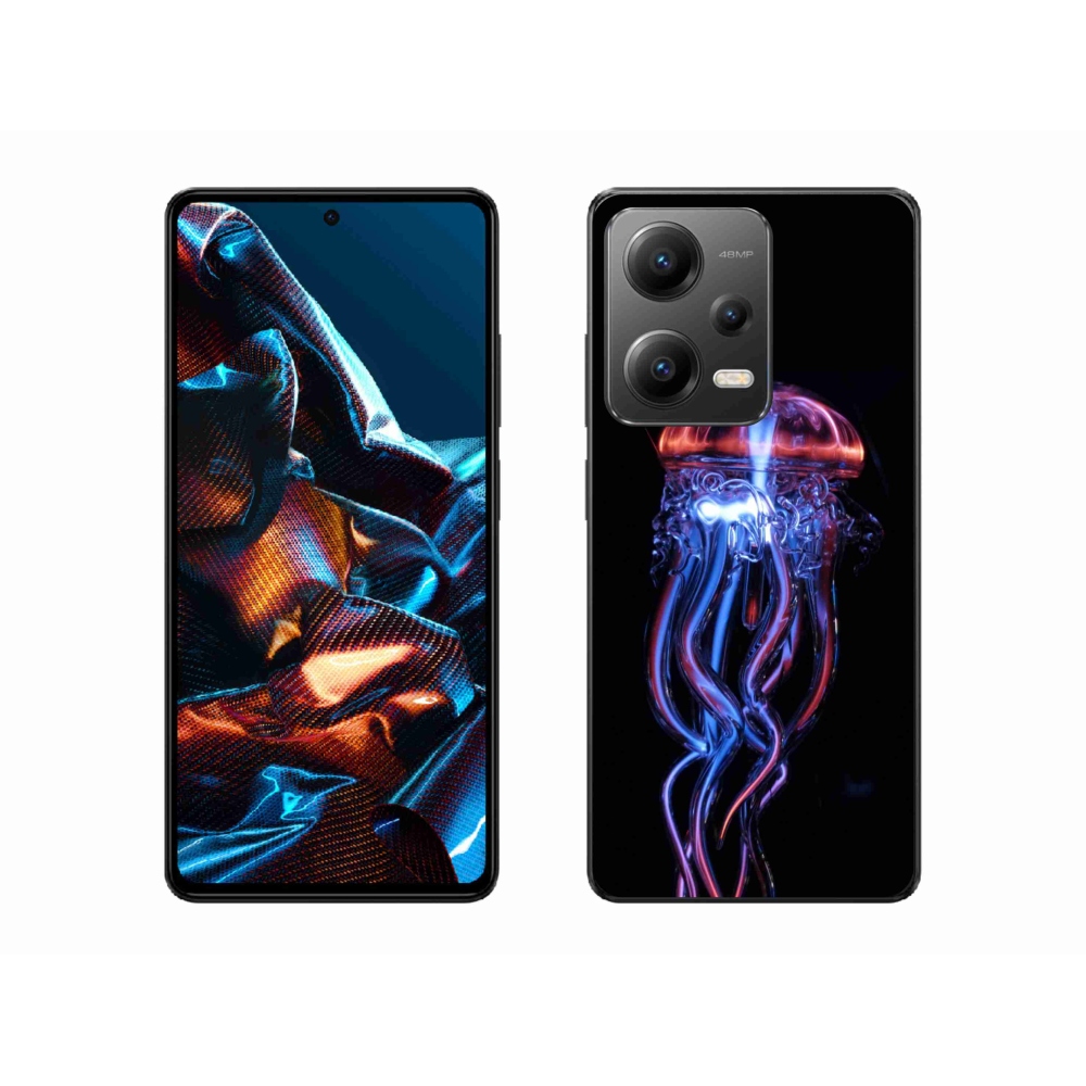 Gélový kryt mmCase na mobil Xiaomi Redmi Note 12 Pro 5G - medúza