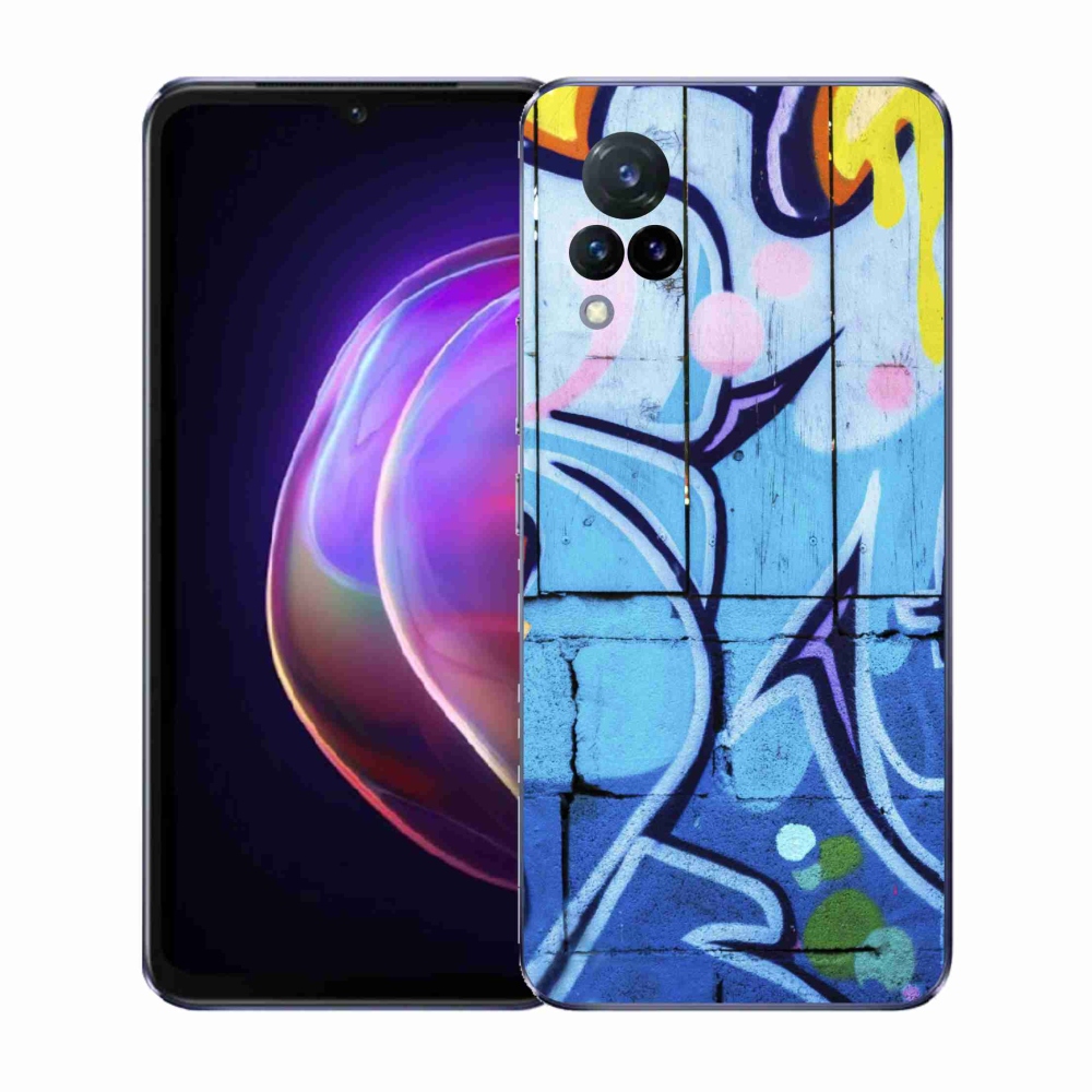 Gélový kryt mmCase na Vivo V21 4G/5G - graffiti