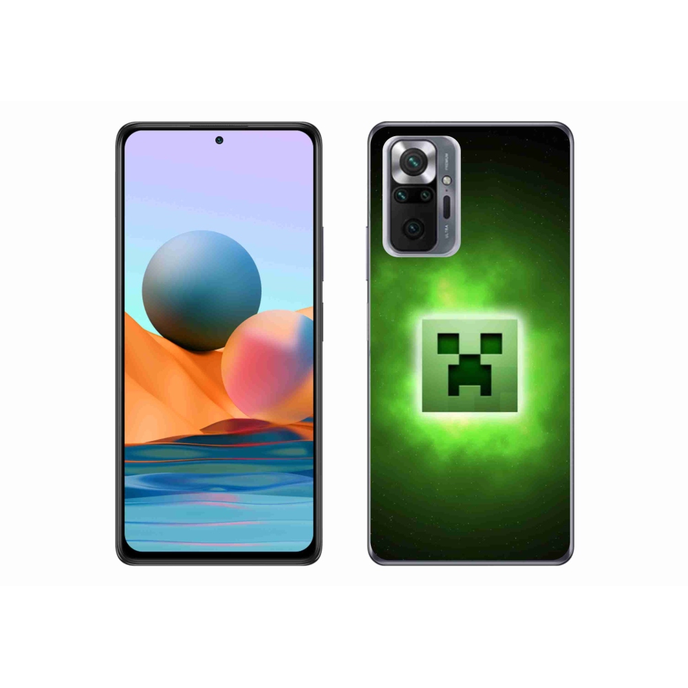 Gélový kryt mmCase na Xiaomi Redmi Note 10 Pro - minecraft