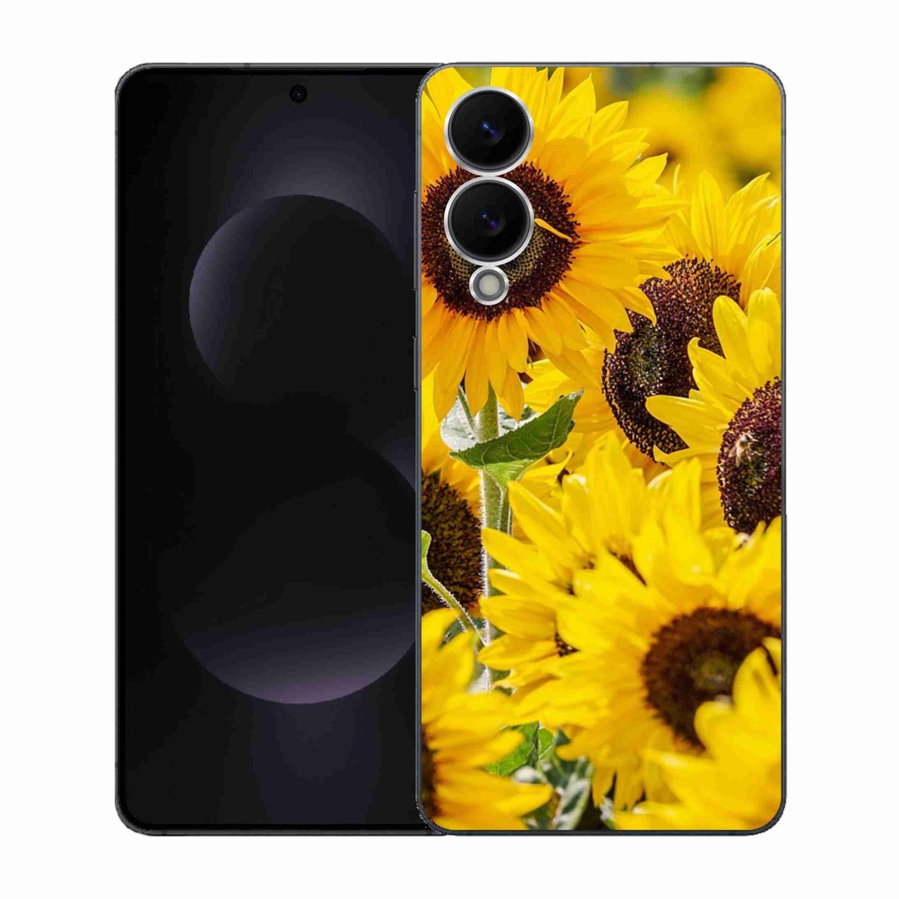 Gélový kryt mmCase na Samsung Galaxy S25 Edge - slnečnica