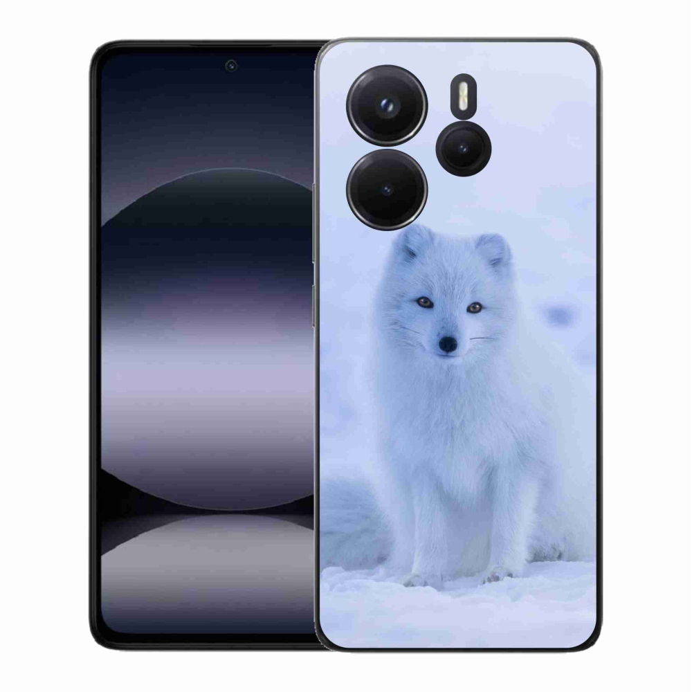 Gélový kryt mmCase na Xiaomi Redmi Note 14 - polárna líška