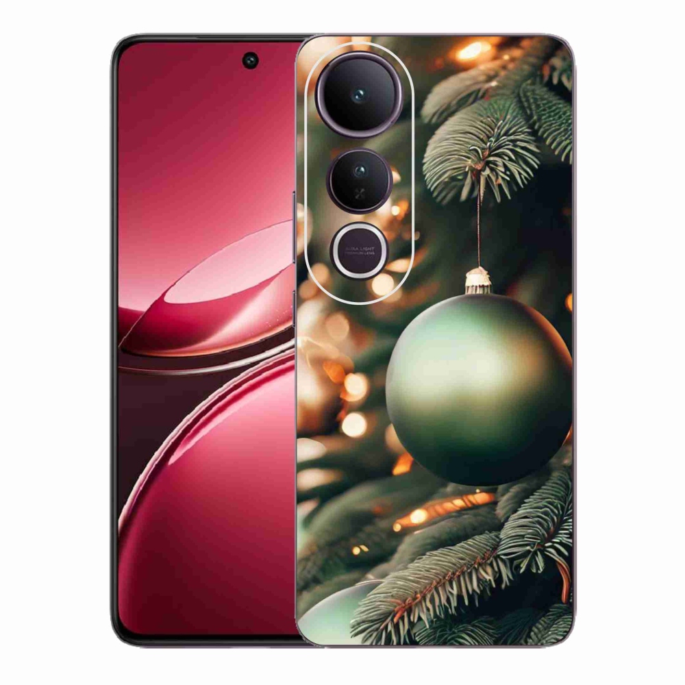Gélový kryt mmCase na Vivo V50 Lite 4G/5G - vianočné ozdoby 1