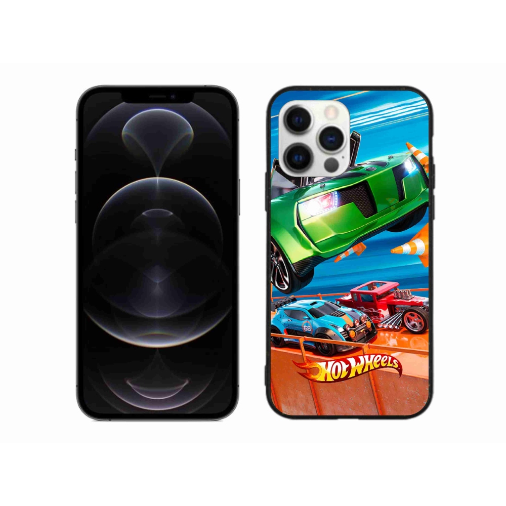 Gélový kryt mmCase na iPhone 12 Pro Max - hot wheels 1