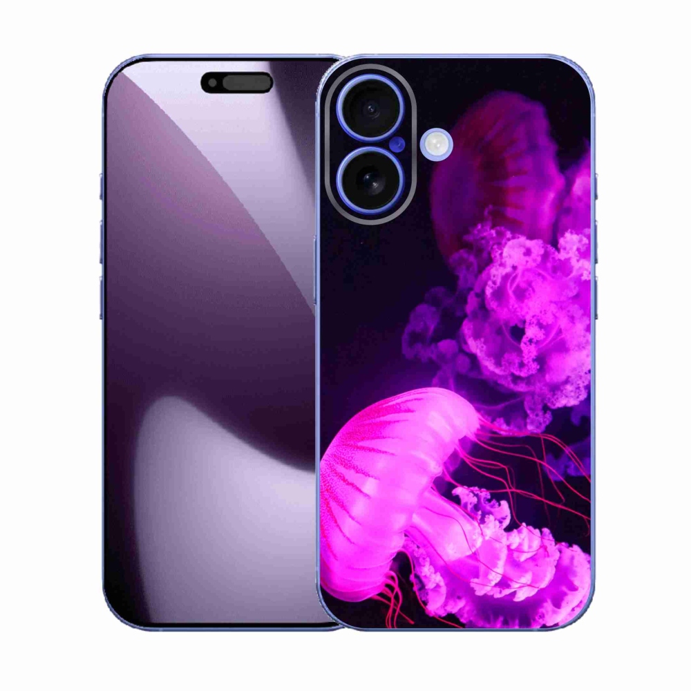 Gélový kryt mmCase na iPhone 17 - medúza 1