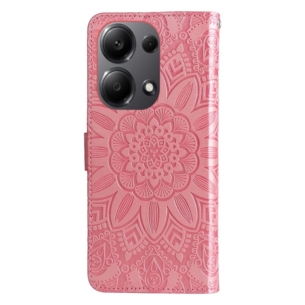 Sunflower knižkové púzdro na Xiaomi Redmi Note 14S/Note 13 Pro 4G/Poco M6 Pro - ružové