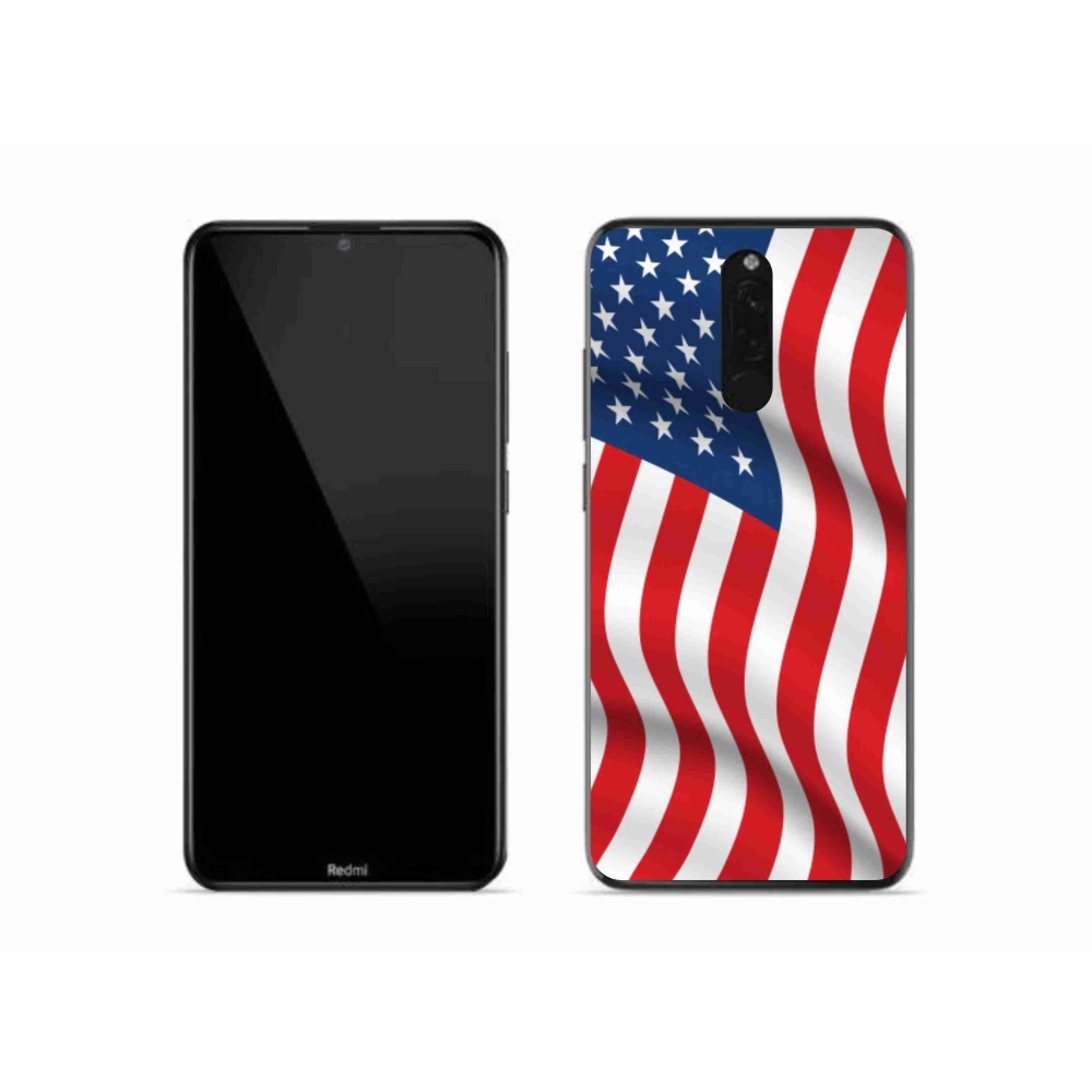 Gélový kryt mmCase na mobil Xiaomi Redmi 8 - USA vlajka
