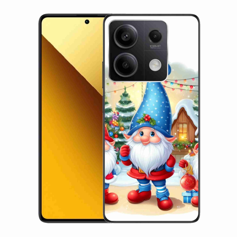 Gélový kryt mmCase na Xiaomi Redmi Note 13 5G - vianočné škriatkovia