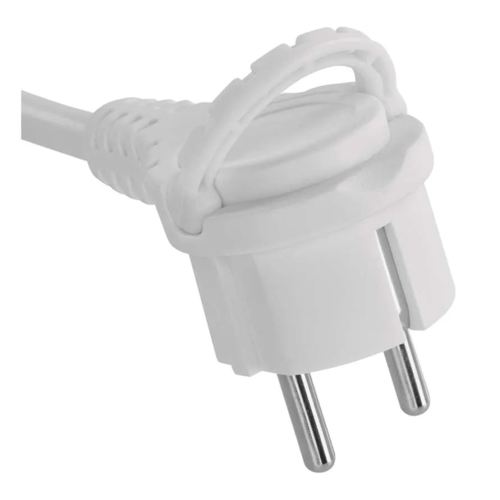 Predlžovací kábel 1,4 m / 2 zásuvky + 2 × USB-A + 1 × USB-C / biely / PVC / 1,5 mm2
