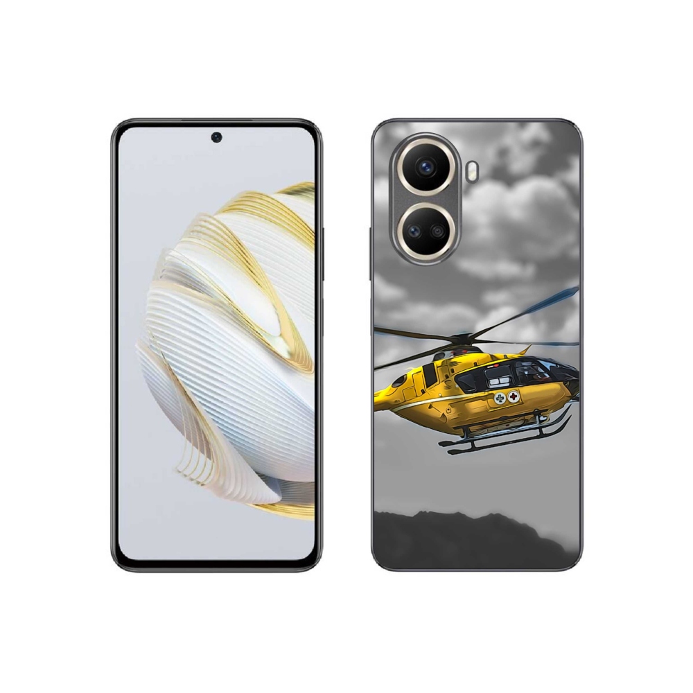 Gélový kryt mmCase na Huawei Nova 10 SE - žltá helikoptéra