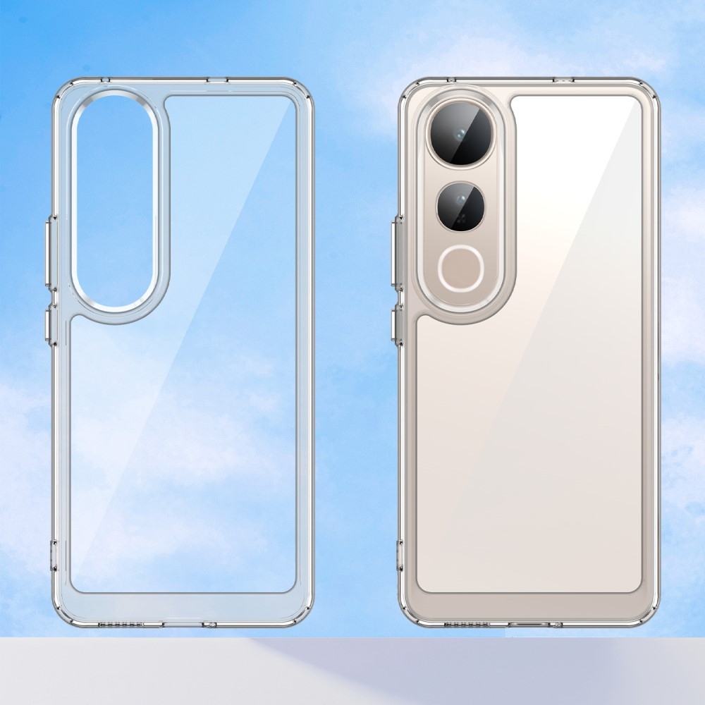 Gélový obal s pevným chrbtom na Vivo V50 Lite 4G/5G - priehľadný