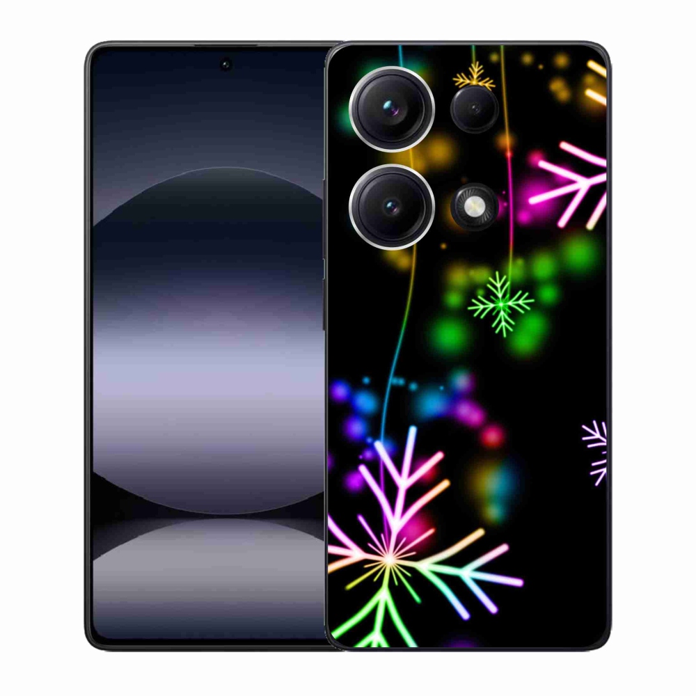 Gélový kryt mmCase na Xiaomi Redmi Note 14S - farebné vločky