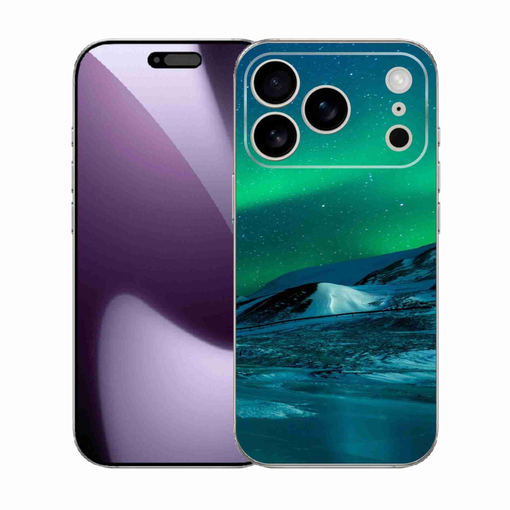Gélový kryt mmCase na iPhone 17 Pro - polárna žiara