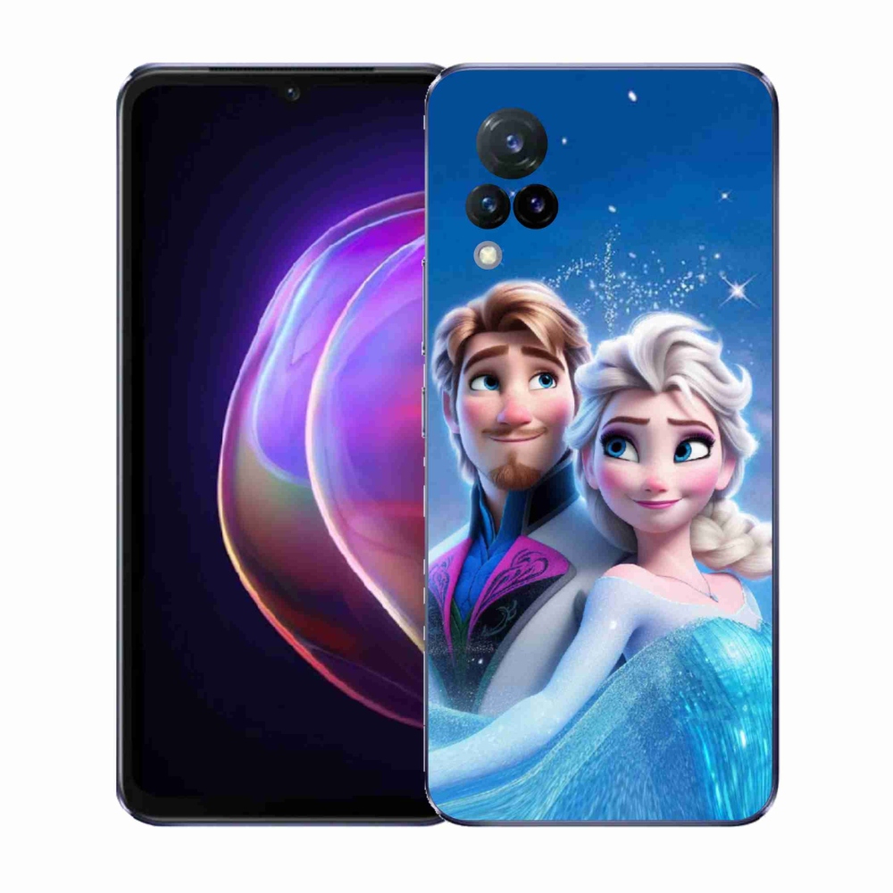 Gélový kryt mmCase na Vivo V21 4G/5G - ľadové kráľovstvo 1
