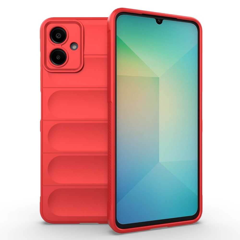 Rugg odolný gélový obal na Samsung Galaxy A06 4G - červený
