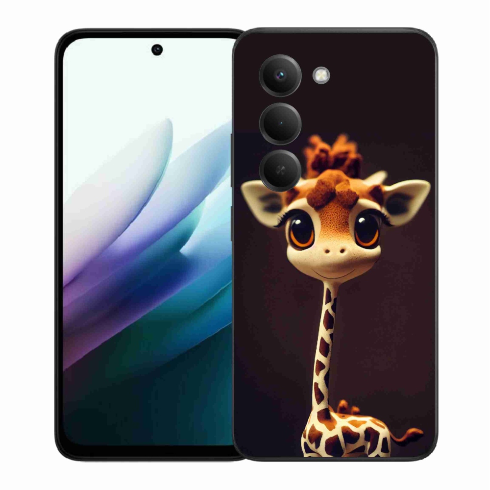 Gélový kryt mmCase na Xiaomi Redmi 15 4G/5G (171mm) - malá žirafa