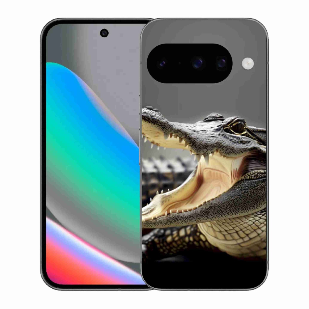 Gélový kryt mmCase na Google Pixel 10 - krokodíl
