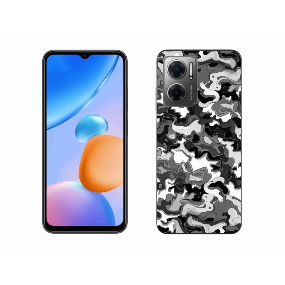 Gélový kryt mmCase na Xiaomi Redmi 10 5G - maskáčový vzor 3
