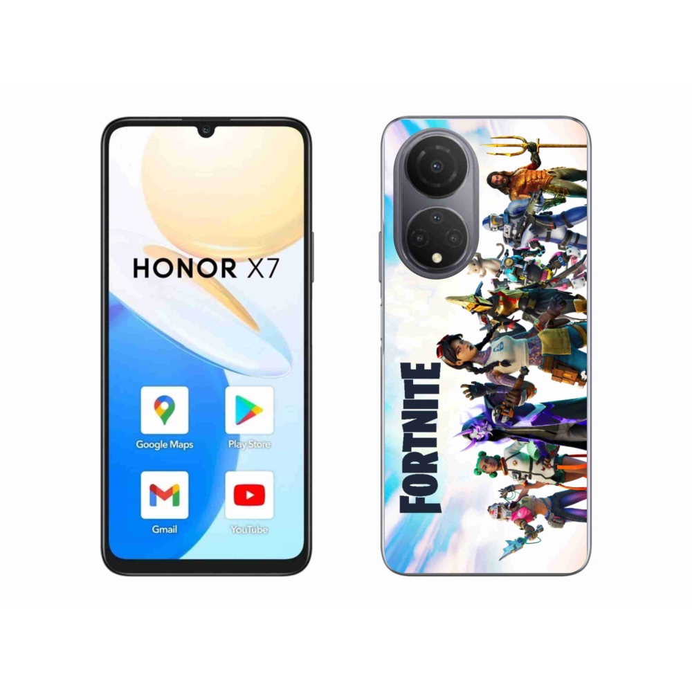 Gélový kryt mmCase na Honor X7 - fortnite