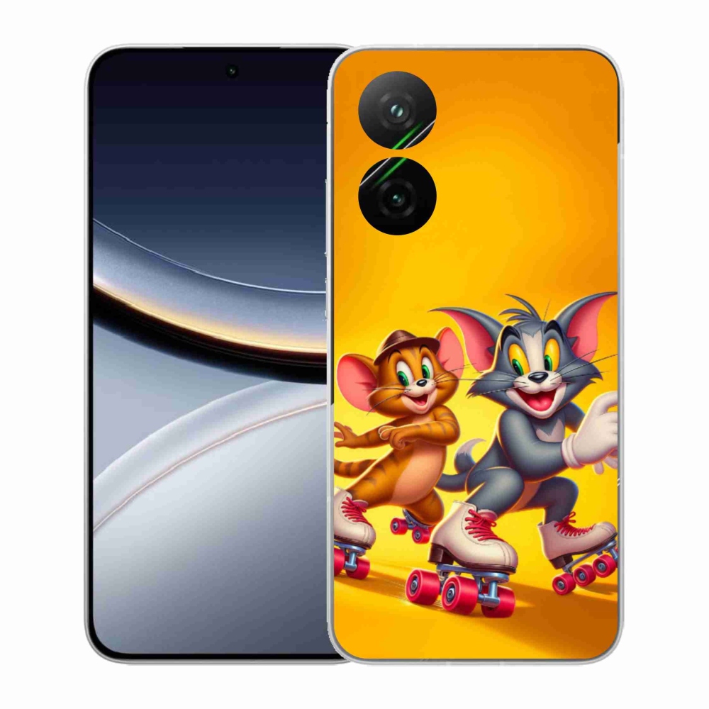 Gélový kryt mmCase na Xiaomi Poco F7 5G - tom a jerry