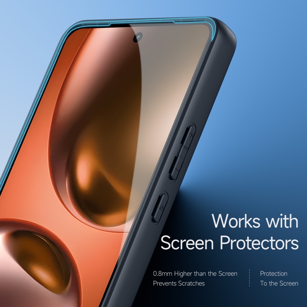 DUX Aimo gélový obal s pevným chrbtom na Realme GT 7 5G/GT 7T 5G - čierny
