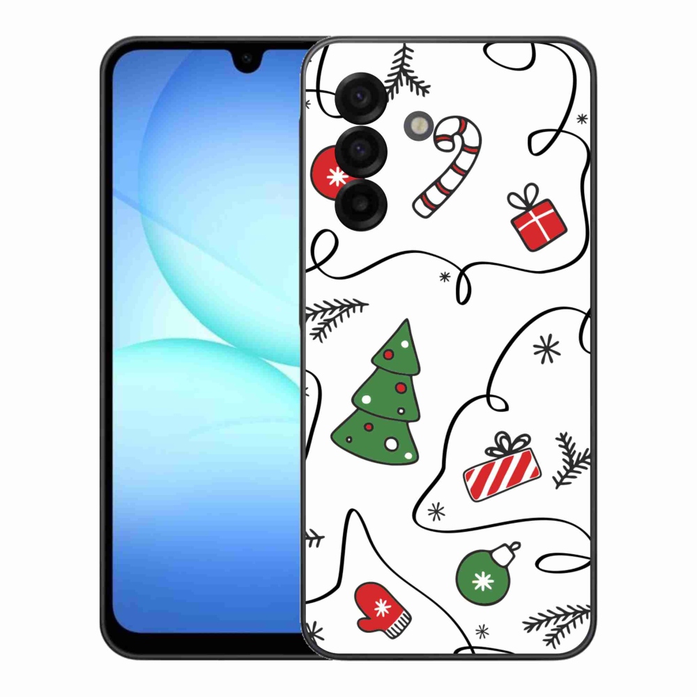 Gélový kryt mmCase na Samsung Galaxy A17 5G - vianočné motívy