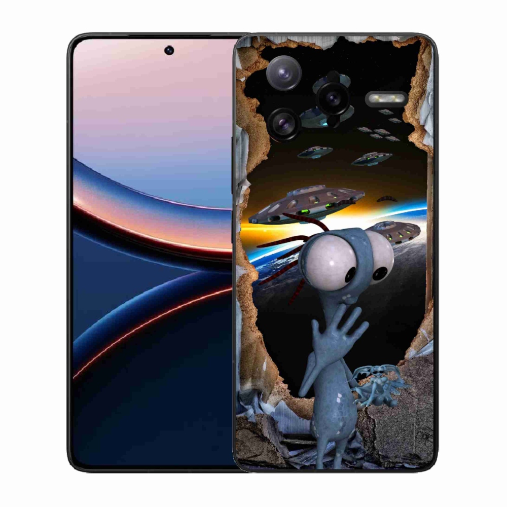 Gélový kryt mmCase na Xiaomi Poco F7 Ultra - mimozemšťan