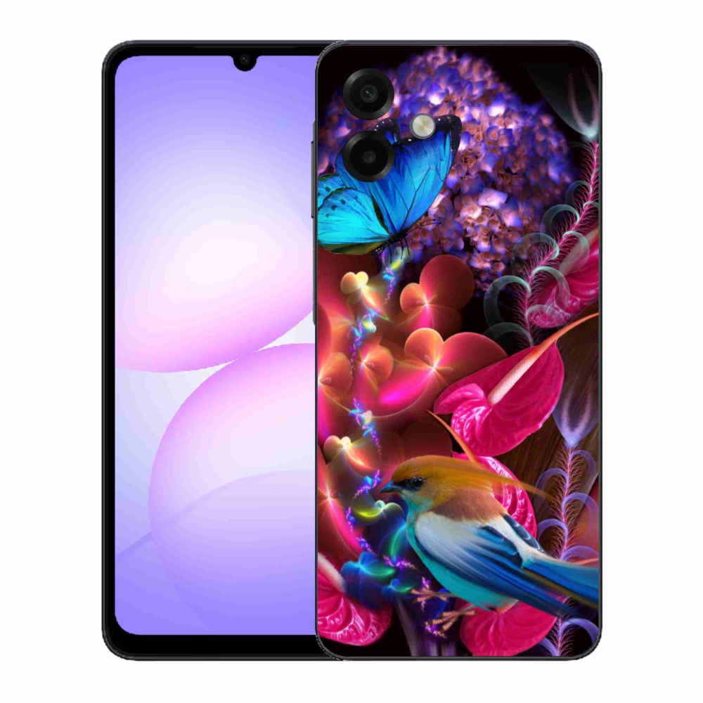 Gélový kryt mmCase na Samsung Galaxy A07 4G - farebné kvety