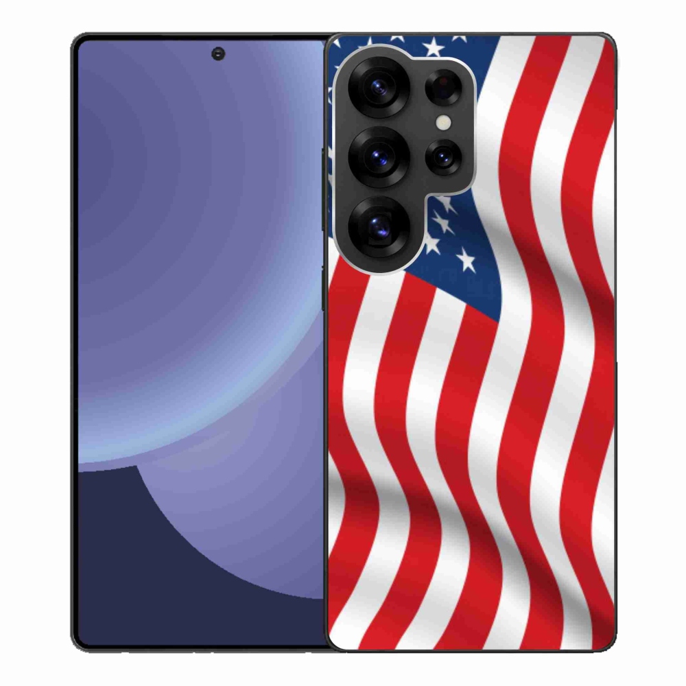 Gélový kryt mmCase na Samsung Galaxy S25 Ultra - USA vlajka