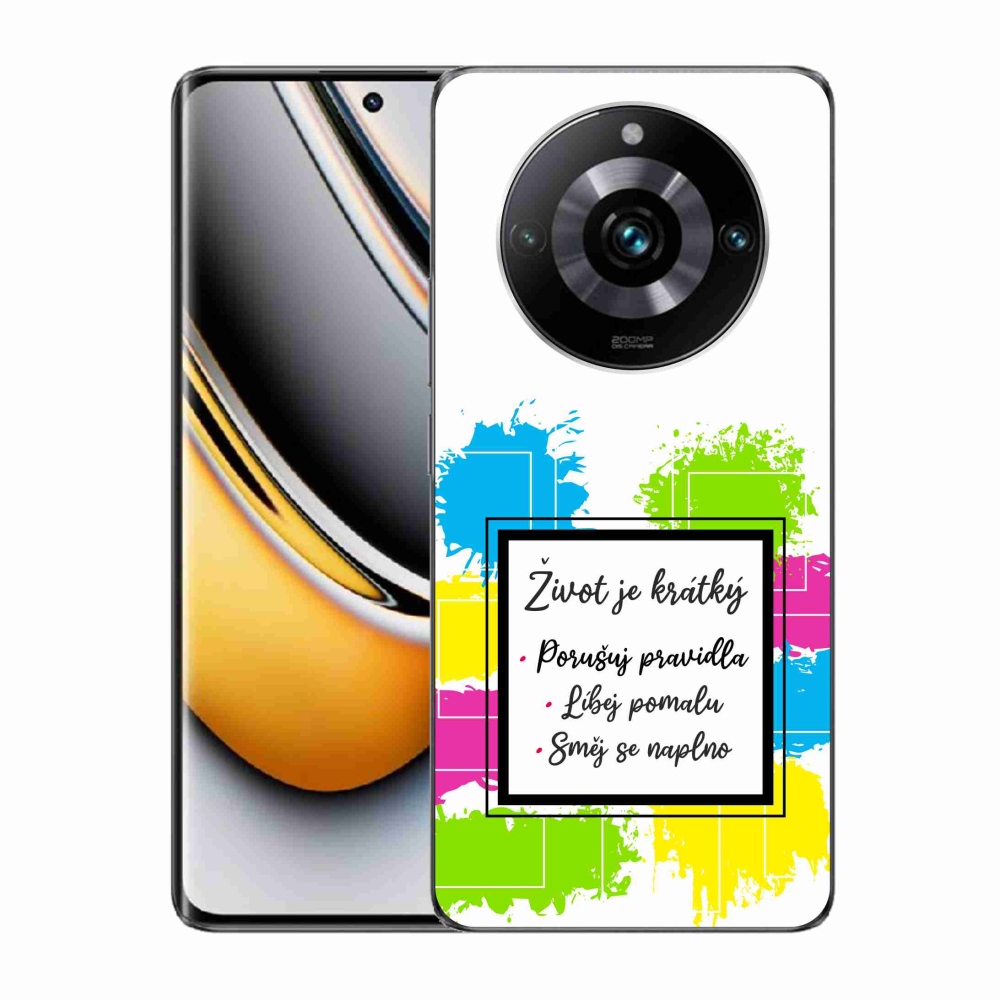 Gélový kryt mmCase na Realme 11 Pro/11 Pro+ - citát 5 biele pozadie