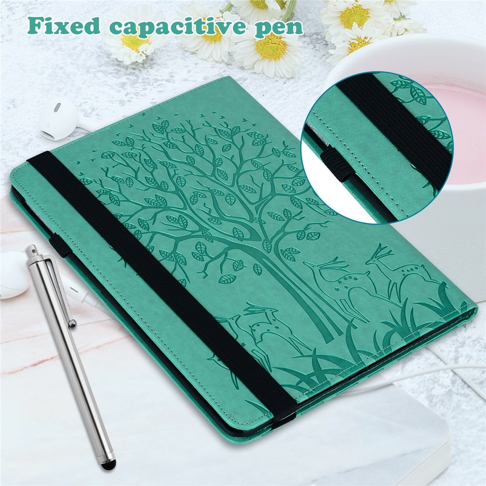 Tree zatváracie púzdro na tablet Xiaomi Redmi Pad SE 8.7 - modrozelené