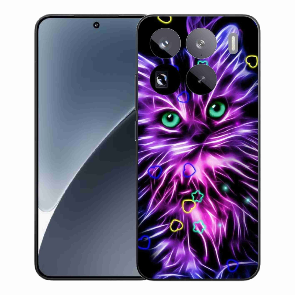 Gélový kryt mmCase na Xiaomi 15 Pro - abstraktná mačka