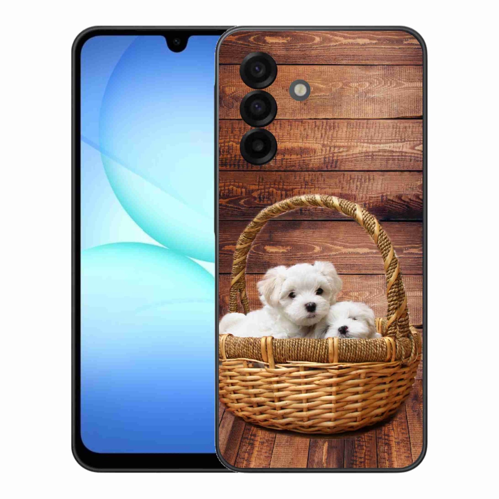 Gélový kryt mmCase na Samsung Galaxy A17 4G/5G - šteniatka
