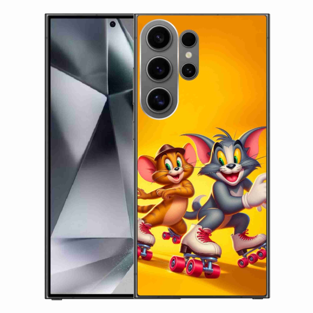 Gélový kryt mmCase na Samsung Galaxy S24 Ultra - tom a jerry