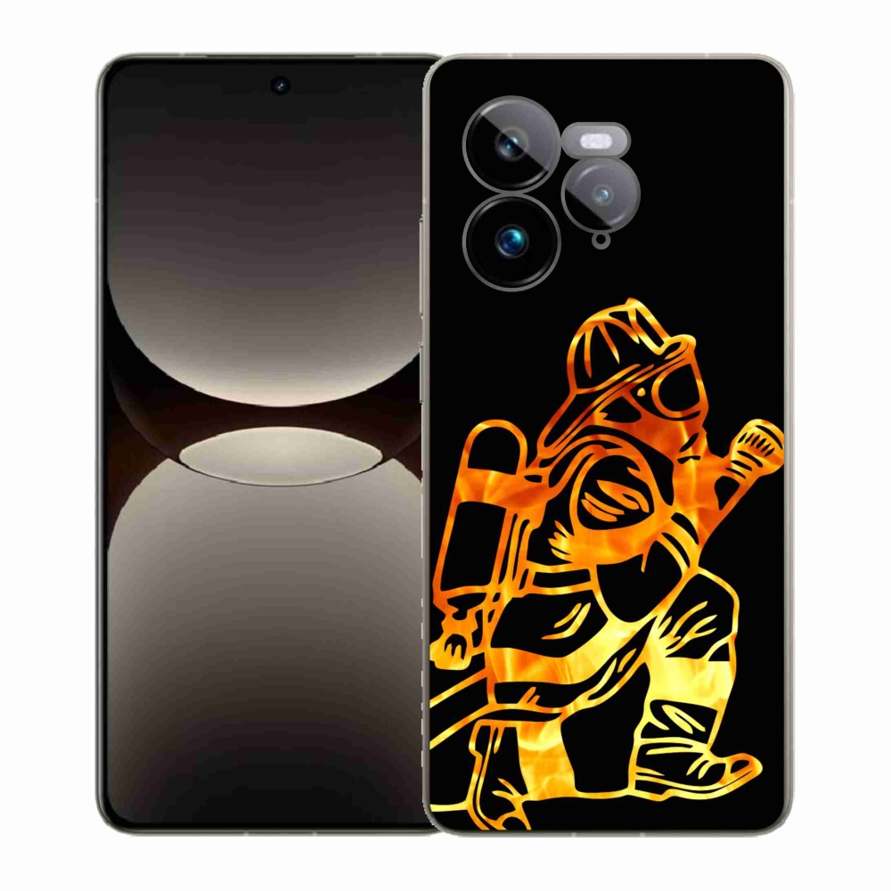 Gélový kryt mmCase na Realme GT 7 Pro 5G - hasič 1