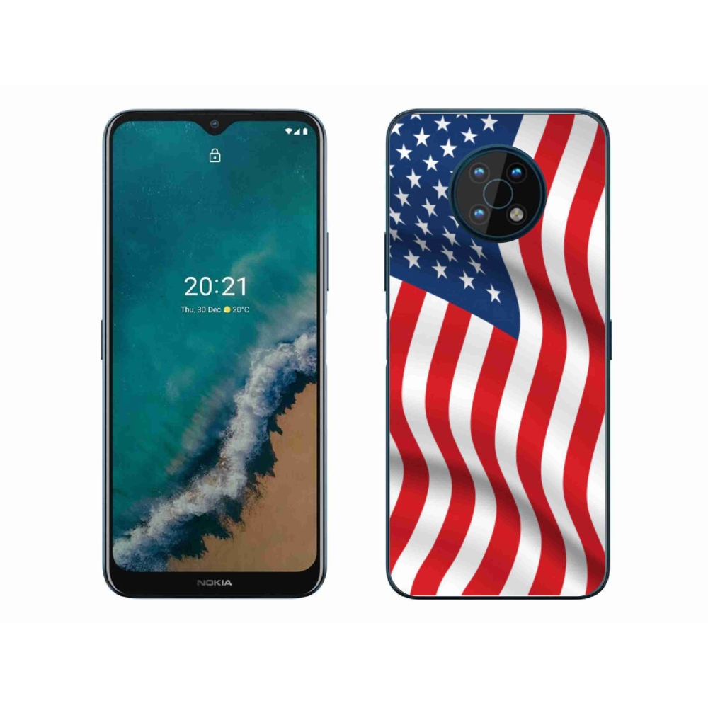 Gélový kryt mmCase na mobil Nokia G50 - USA vlajka