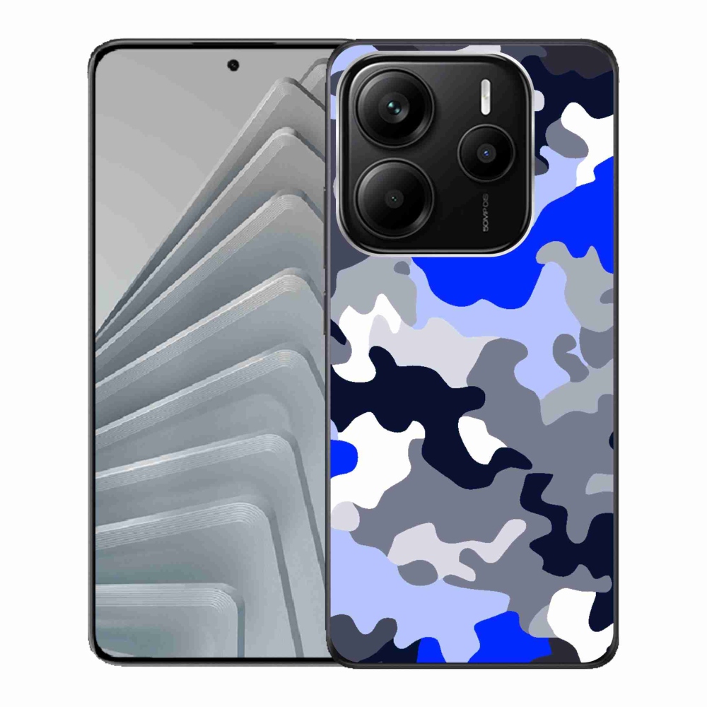 Gélový kryt mmCase na Xiaomi Redmi Note 14 5G - maskáčový vzor 8